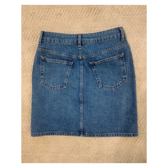 NWOT TOPSHOP Moto Jean Skirt - Picture 2 of 3